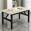 Mesa plegable, no requiere instalación, mesa plegable para montar puestos, mesa baja, mesa de comedor portátil, mesa pequeña rectangular