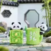 Panda Despreocupado Fufu Caixa Surpresa Multifuncional Ornamento Fofo de Resina Decoração de Mesa para Casa Artesanato Escritório