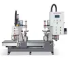 Máquina Pequeña Automática de Chaflanado Acero Inoxidable Vidrio Plano Amoladora Angular Ventosa Neumática Placa de Roca Máquina Redondeadora
