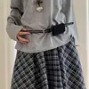 Moda Coreana Nueva Bolso de Cinturón Versátil de Gamuza Bolso de Cintura Elegante Accesorio para Vestido Bolso de Cintura