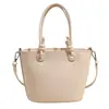 Bolso Cubo Portátil de Color Sólido Simple para Mujer 2025 Primavera Nuevo Moderno Casual Versátil para el Día a Día Bolso de Hombro Cruzado