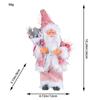 Zhong Ran Nuevo Adornos de Papá Noel de 9 pulgadas de pie Creativa Muñeca de Árbol de Navidad Accesorios Decorativos de Ventana