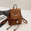2025 Nova Moda Elegante Design de Nicho Tendência Bolsa Pequena Mochila Simples Feminina Bolsa de Mão