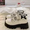 Zapatos Mary Jane de Cuero para Niñas con Calados y Punta Cerrada 2026 Primavera/Verano Nuevos y Modernos Versátiles Zapatos de Mariposa Princesa para Niños