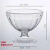 Taza de Helado Elegante Anticaída de Acrílico, Taza de Helado, Taza de Bola de Nieve, Taza Transparente para Postre, Vaso de Plástico para Malteada, Taza de Fruta