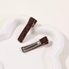 Estilo francés moderno elegante Navidad polvo de cebolla lentejuelas pasador pinza de palabra pinza de pico de pato tocado accesorios para el cabello pinza para flequillo femenino venta al por mayor