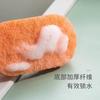 Cepillo de Limpieza de Baño con Mango Grande Esponja Azulejo Vidrio Ranura Cocina Esponja de Limpieza Descontaminación Olla Estufa Pared