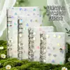 Caderno de folhas soltas A5A6 capa macia de reposição portátil A7 coração a laser transparente fecho de pressão álbum de armazenamento de adesivos de cartão pequeno