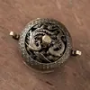 Quemador de Incienso Popular Transfronterizo Estilo Antiguo con Doble Asa, Exquisito Patrón de Dragón y Fénix, Quemador de Tres Patas, Quemador de Incienso de Sándalo para el Hogar, Adorno de Mesa