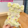 Grampo de Cabelo Flor Laço Fofo Estilo Coreano Acessório de Cabelo para Meninas Pequenas, Presilha para Franja, Grampo de Cabelo para Crianças, Não Danifica o Cabelo, Acessório de Cabelo para Meninas