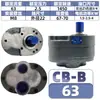 Cb-b bomba de aceite hidráulico bomba de engranajes pequeña b50 bomba hidráulica b32 alta presión b63 miniatura cbb una b10 b16 acero