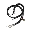 Lanyard para teléfono móvil de doble hebilla ajustable, cuerda para colgar en el cuello, bolsa, funda para teléfono móvil con soporte para espalda, junta de lanyard en stock, venta al por mayor