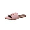 Sandalias Planas de Verano Estilo Nuevo Retro con Hebilla de Borla para Mujer, Chanclas Planas Casuales de Vacaciones, Sensación de Lujo de Verano para Mujer