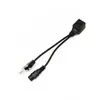 Divisor POE línea POE directa línea de alimentación para cámara IC adaptador POE no estándar línea de alimentación de red divisor 12V