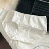 Pantaletas de Algodón Ligeras Estilo Puro Deseo Cintura Media Ajustadas a la Cadera Cómodas Transpirables Amigables con la Piel que Absorben la Humedad Bragas para Mujer