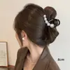 Elegante Pinza de Tiburón Estilo Retro 2026 con Lazo, Accesorio para el Cabello Fino, Pinza Negra de Tamaño Mediano