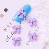 Acessórios de Unha Laço Embossado Borboleta Popular Transfronteiriço Laço de Resina Fita Simples e Versátil Diamante Decorativo Tridimensional