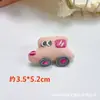 Casa de Hongo Pequeña Creativa, Coche Pequeño, Accesorios de Tela, Broche de Dibujos Animados, Joyería DIY, Accesorios para el Cabello, Bolsas, Accesorios para Ropa