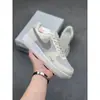Zapatos Putian AF1 Air Force One Día de San Valentín Gancho Blanco Unisex Casual Pareja Campus Versátil Zapatillas Deportivas para Aumentar la Altura