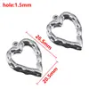 Colgante Retro Sencillo de Acero Inoxidable 304 con Forma de Corazón Textura de Alta Gama Accesorios de Joyería Colgante para Collar DIY