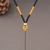 Cordón para colgante tejido a mano grueso colgante para hombre con cuerda collar de cuerda para el cuello cuerda para el cuello ajustable