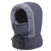 Gorro de Ciclismo de Invierno Más Terciopelo Cálido Cortavientos Bufanda Máscara Tres en Uno Bicicleta Eléctrica Bicicleta Viaje al Trabajo Gorro