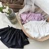 Culotes de Verão de Chiffon para Meninas Estilo Calça Saia Combina com Tudo Cor Sólida Calções 2024 Novas Leggings de Verão Roupa Exterior Hot Pants