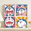 Venta al por mayor de fábrica pintura al óleo digital pintura decorativa lindo personaje de dibujos animados pintura para colorear a mano DIY pintura hecha a mano para niños pintura simple