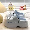 Aumenta la altura para personas petite. Zapatos versátiles de verano que combinan con todo, zuecos de EVA de punta cerrada que hacen que tus piernas se vean más largas.