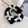 Cuerda para el cabello estilo coreano cerdo anillo para el cabello intestino grueso a cuadros a rayas cuerda para el cabello celebridad de internet chica bolas de salchicha gorda anillo para el cabello al por mayor