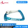 Venta al por mayor directa de fábrica botella de agua de aluminio hebilla colgante con forma de calabaza color hebilla de escalada gancho de resorte multifuncional de aleación de aluminio
