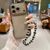 Capa de Celular Ice Mist Little Chubby Girl Compatível com iPhone 18 Pro Max Apple 17 À Prova de Queda Cobertura Total 16 com Pulseira Case Macio