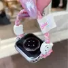 Pulsera tejida linda Correa de reloj de gatito Adecuada para Apple Watch Iwatch12 Generación 11/10Ultrase