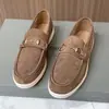 Mocasines para mujer, nueva colección primavera/otoño 2026, estilo británico, planos sin cordones con hebilla metálica, cómodos y de suela plana