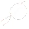 Collar Coreano de Alta Calidad Oro Rosa Triangular con Borla Extraíble Acero de Titanio 2023 Nueva Tendencia Versátil Cadena para Clavícula