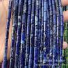 4 * 13mm natural imperador tubo de pedra contas soltas contas diy artesanal frisado pedra natural cilíndrica barril contas espaçador contas