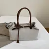 Bolso Grande de Moda para la Axila para Mujer 2026 Nuevo Tendencia Coreano Retro Bolso de Mano Gran Capacidad para el Trayecto Bolso de Tela de un Solo Hombro