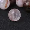 Cuentas sueltas de cristal de ágata rojo natural para pulseras hechas a mano DIY, artículos decorativos y accesorios de joyería con cuentas