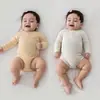 Macacão para Bebê Recém-Nascido Estilo Primavera e Outono, Roupa de Peça Única para Bebê, Macacão Triângulo para Bebê Recém-Nascido Primavera e Outono