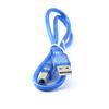 Linha de Impressão USB2.0 Azul Transparente A para Bm Todo Cobre Alta Velocidade Quadrada Linha de Dados para Impressora USB 1,5 m A/B