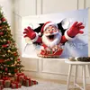 Tela de Fondo para Navidad 2027 Venta Caliente Transfronteriza Fondo Fotográfico Decoración de Fiesta Tela Colgante Fábrica de Origen Múltiples Estilos Disponibles