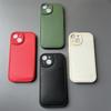 Funda de Cuero con Ranura Escarchada para Teléfono Apple 17 Chubby Girl Adecuada para iPhone 16E Funda de Material de Piel de Cordero 15Pro