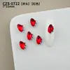 Brilhantes K9 Premium Decorações de Strass para Nail Art Rosa Luxuoso Retangular Ovo de Pombo Coração Assimétrico Strass Acabados Feitos à Mão para Nail Art