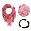Conjunto de lenço de cabeça e faixa de cabelo transfronteiriço jacquard versátil moderno toque de alta qualidade acessórios de vestuário masculino comércio exterior pronta entrega atacado