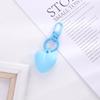 Chaveiro Coração Boneca Pingente de Bolsa Joia Pingente Tinta de Borracha Fosca Amor airpods Estojo de Fone de Ouvido Pendurado