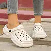 Nuevos Zuecos de Eva 2025 para Mujer, Pantuflas de Verano para Pareja, Calzado Exterior de Moda, Zuecos Antideslizantes de Suela Blanda
