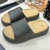 Zapatillas de Casa Stomp Sense para Mujer Otoño 2024 Nuevas con Suela Gruesa Silenciosas para Pareja Sandalias Antideslizantes de Suela Suave para Mujer