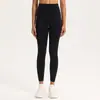 Calça Legging de Nylon para Yoga Transfronteiriça Cintura Alta Controle de Barriga Levanta Bumbum Sensação de Segunda Pele Nova Roupa Fitness Yoga Respirável que Absorve o Suor Leggings Esportivas para Mulheres