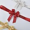 Cinturón de Trama Dorada Lazo Bronceado y Plateado Empaque de Caja de Regalo Nudo Cinta Binaural Correa de Lazo Hecha a Mano Accesorios