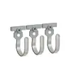 Gancho oval em forma de T gancho para quilha de cortina de porta de algodão clipe de quilha cortina de porta macia haste de cortina de porta de PVC gancho de ferro único